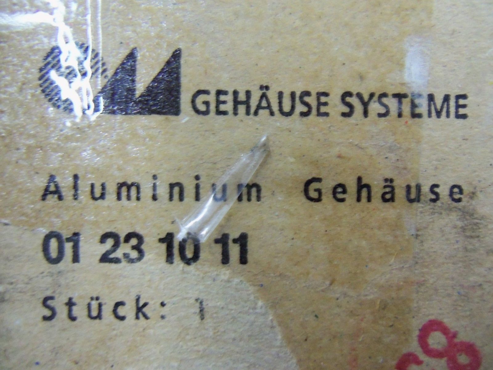 GEHAUSE SYSTEM 01231011  *NEW IN BOX*