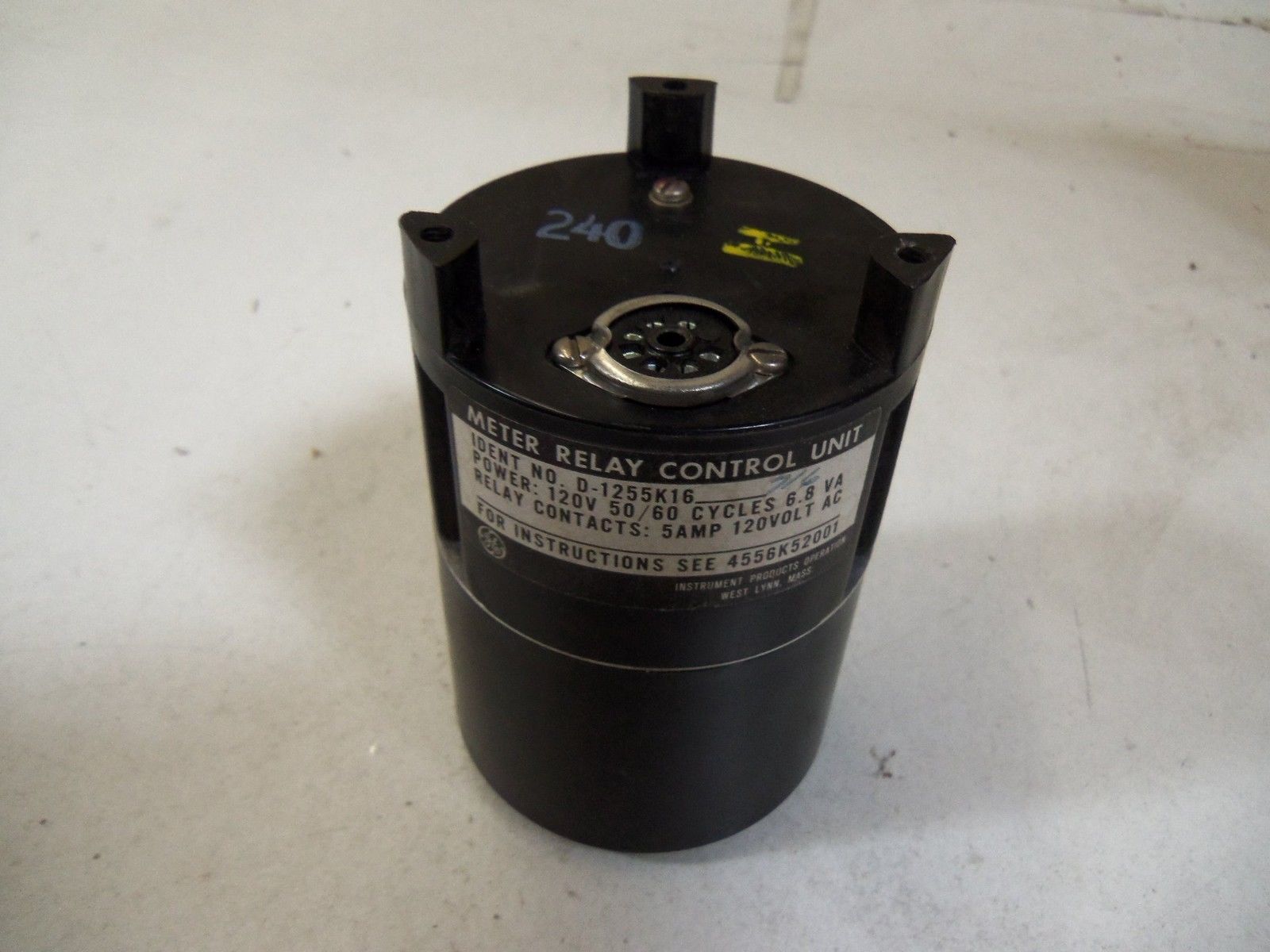 GE METER RELAY CONTROL UNIT D-1255K16716 *USED*