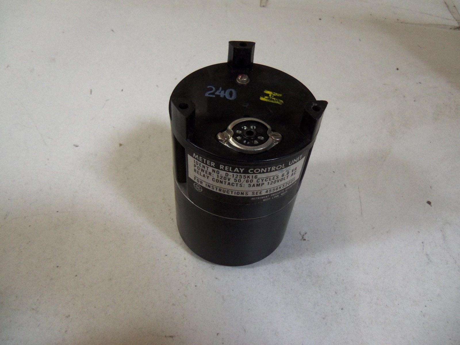 GE METER RELAY CONTROL UNIT D-1255K16716 *USED*