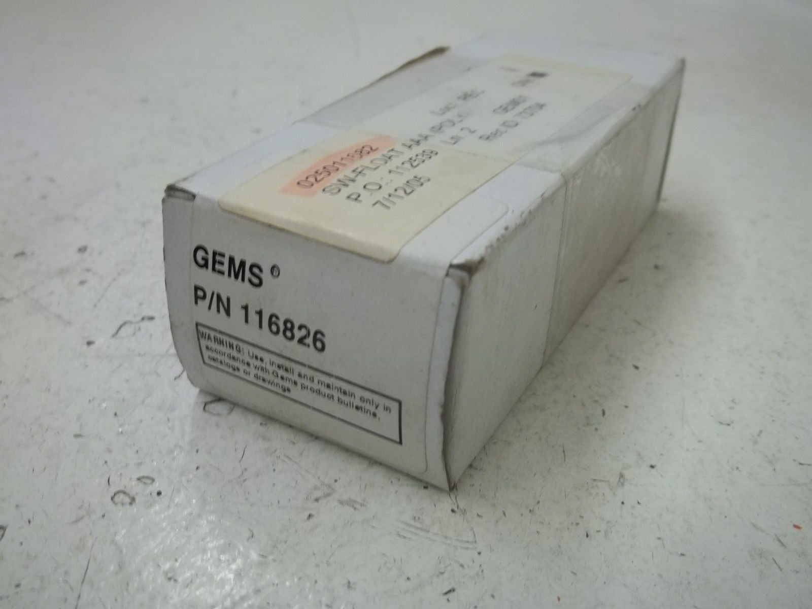 GEMS 116826 LIQUID LEVEL SENSOR *NEW IN BOX*