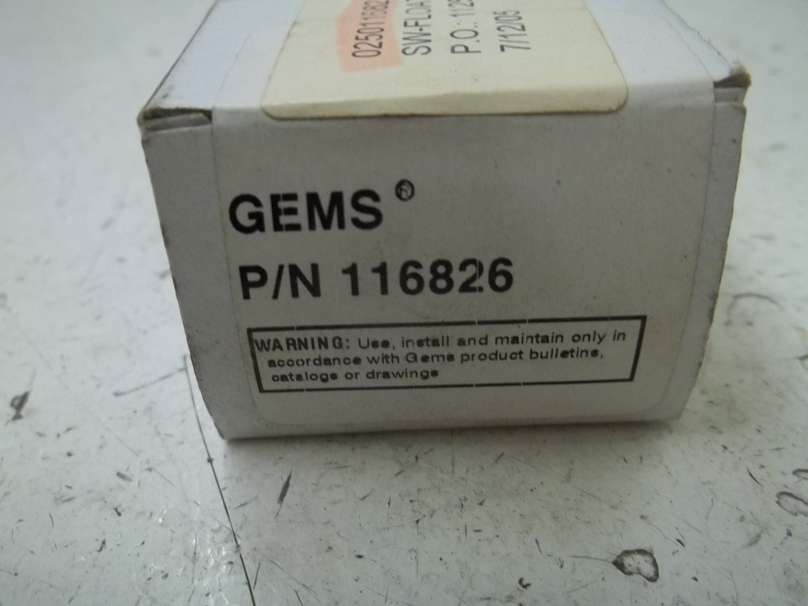 GEMS 116826 LIQUID LEVEL SENSOR *NEW IN BOX*