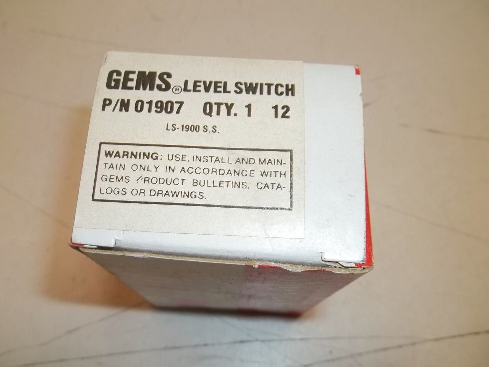 GEMS LEVEL SWITCH 01907 *NEW*