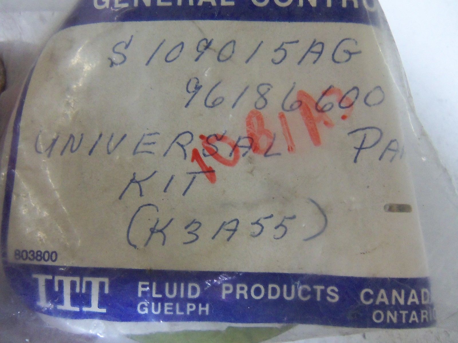 GENERAL CONTROLS K3A55 *USED*