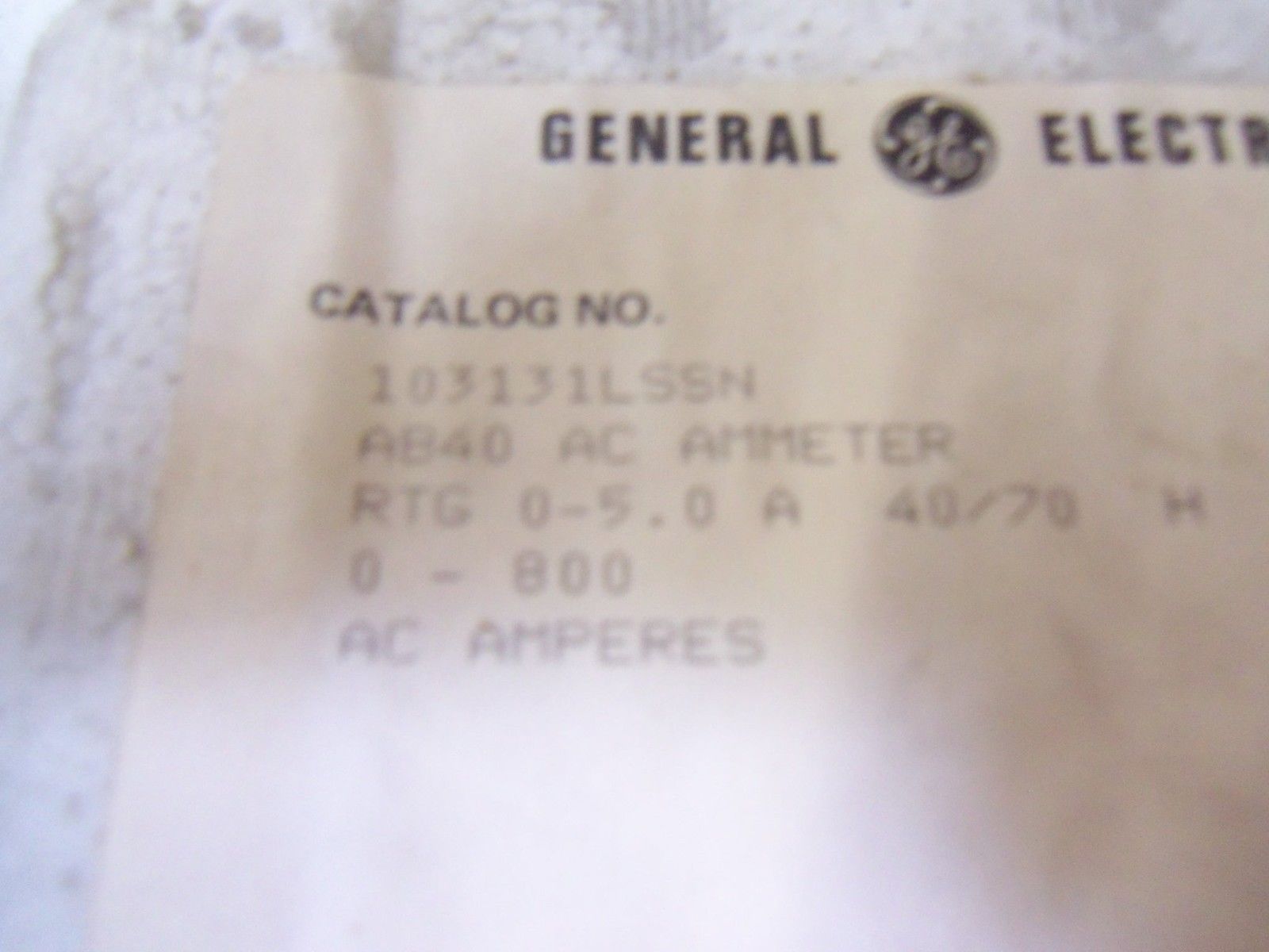 GENERAL ELECTRIC 10313LSSN *NEW IN BOX*