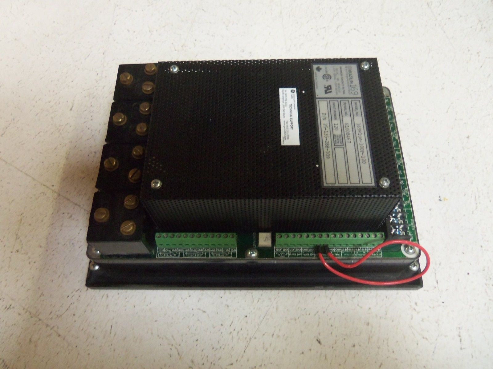 GENERAL ELECTRIC 169PLUS-100P-120 MOTOR PROTECTION RELAY 120VDC *USED*