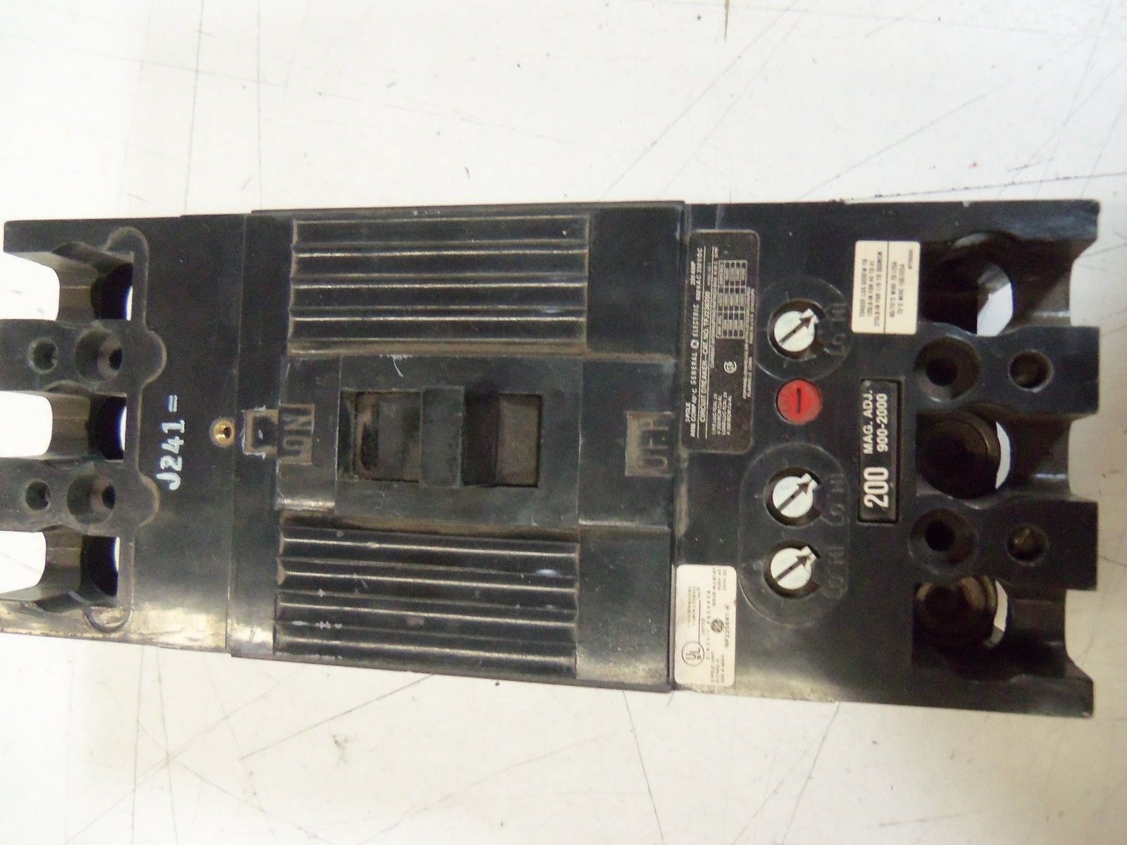 GENERAL ELECTRIC 200A CIRCUIT BREAKER TFJ236200 *USED*