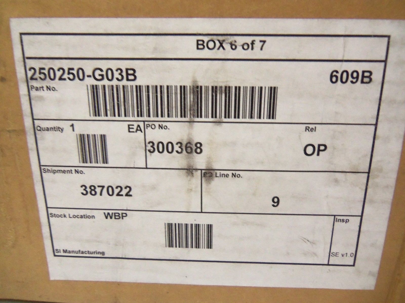 GENERAL ELECTRIC 250250-G03B *NEW IN BOX*