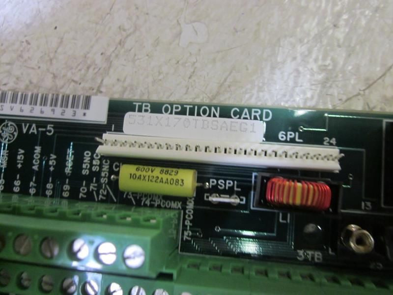 GENERAL ELECTRIC 531X170TBSAEG1 TB OPTION CARD *NEW IN BOX*