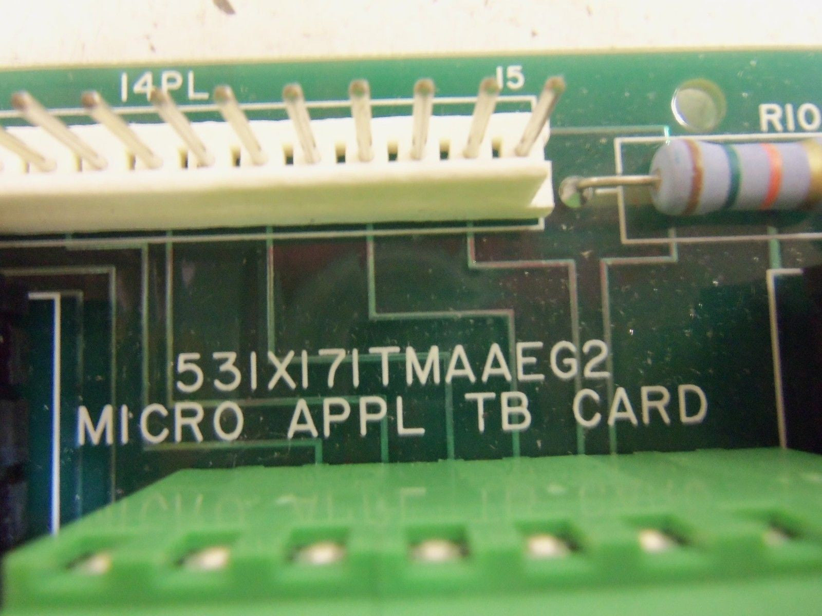 GENERAL ELECTRIC 531X171TMAAEG2 MICRO APPL TB CARD *USED*