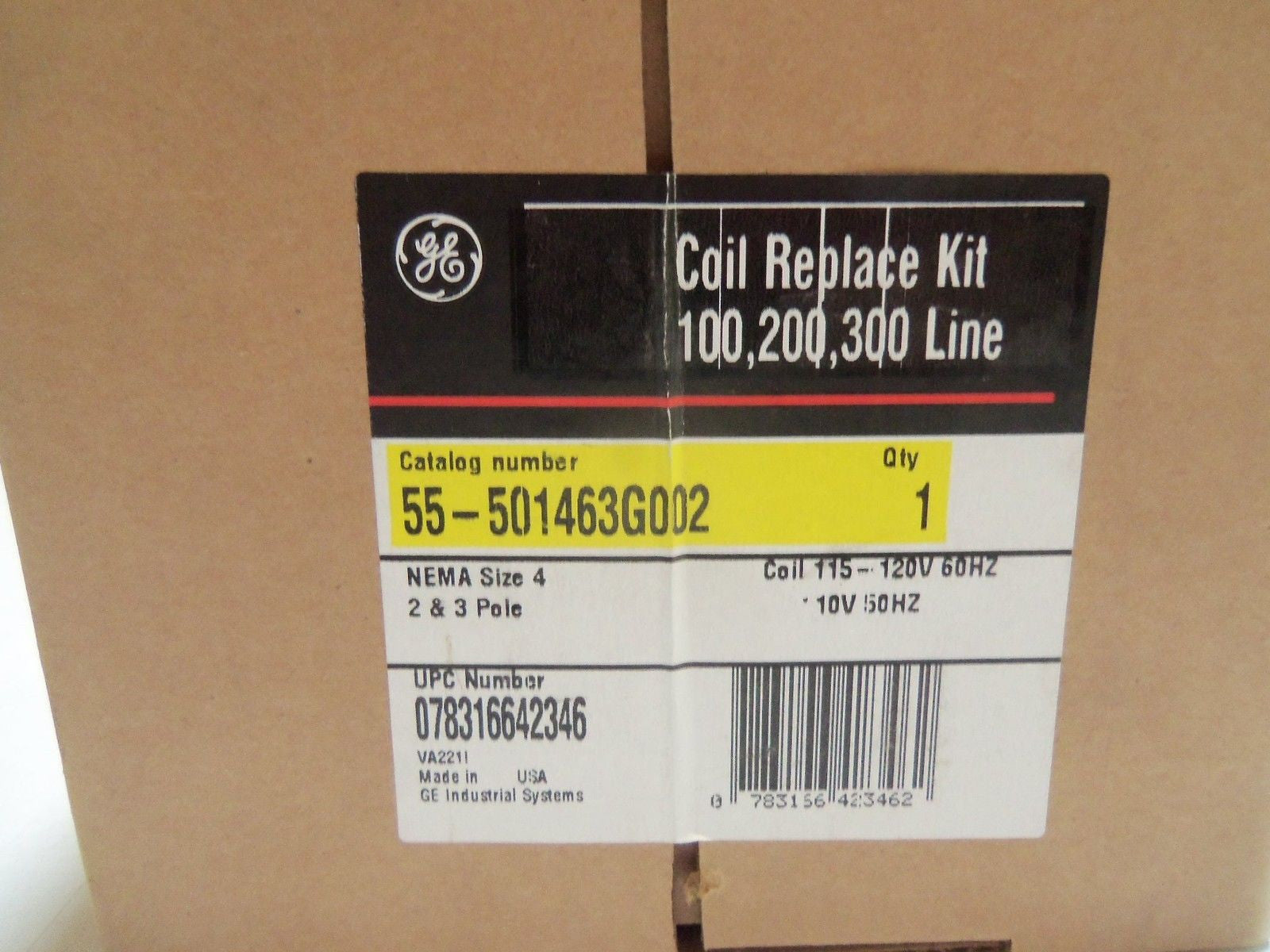 GENERAL ELECTRIC 55-501463G002 COIL *FACTORY SEALED*