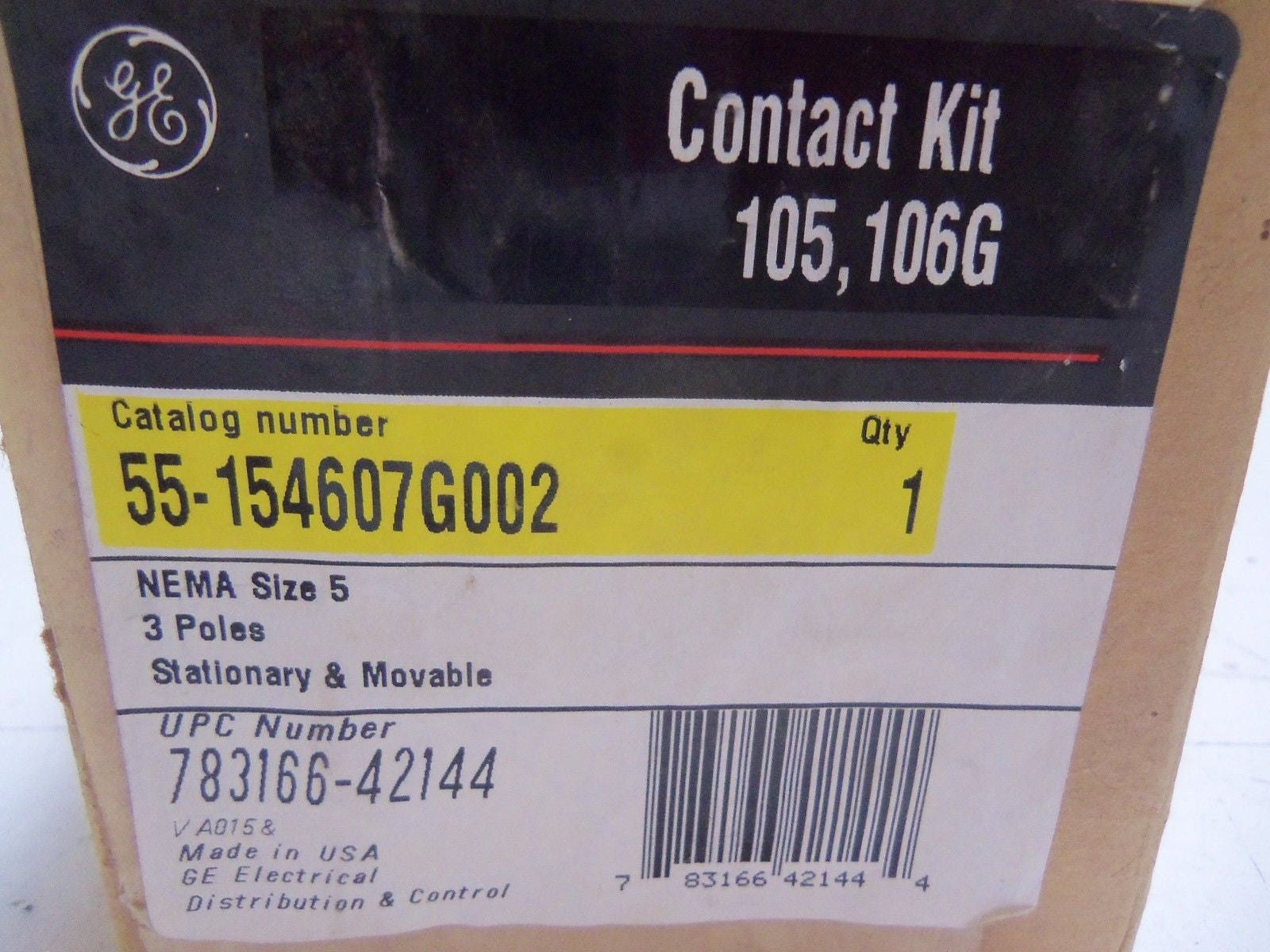GENERAL ELECTRIC 55154607G002 CONTACT KIT  *NEW IN BOX*