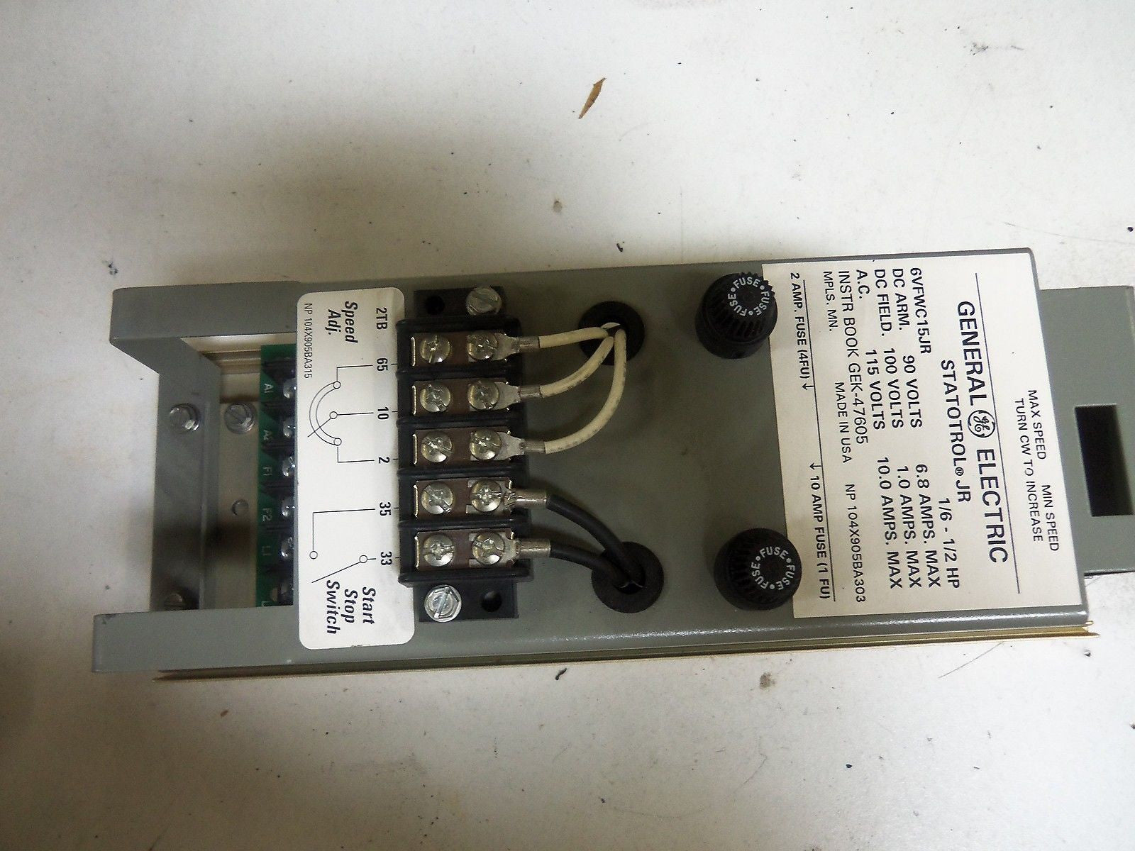 GENERAL ELECTRIC 6VFWC15JR *NEW NO BOX*