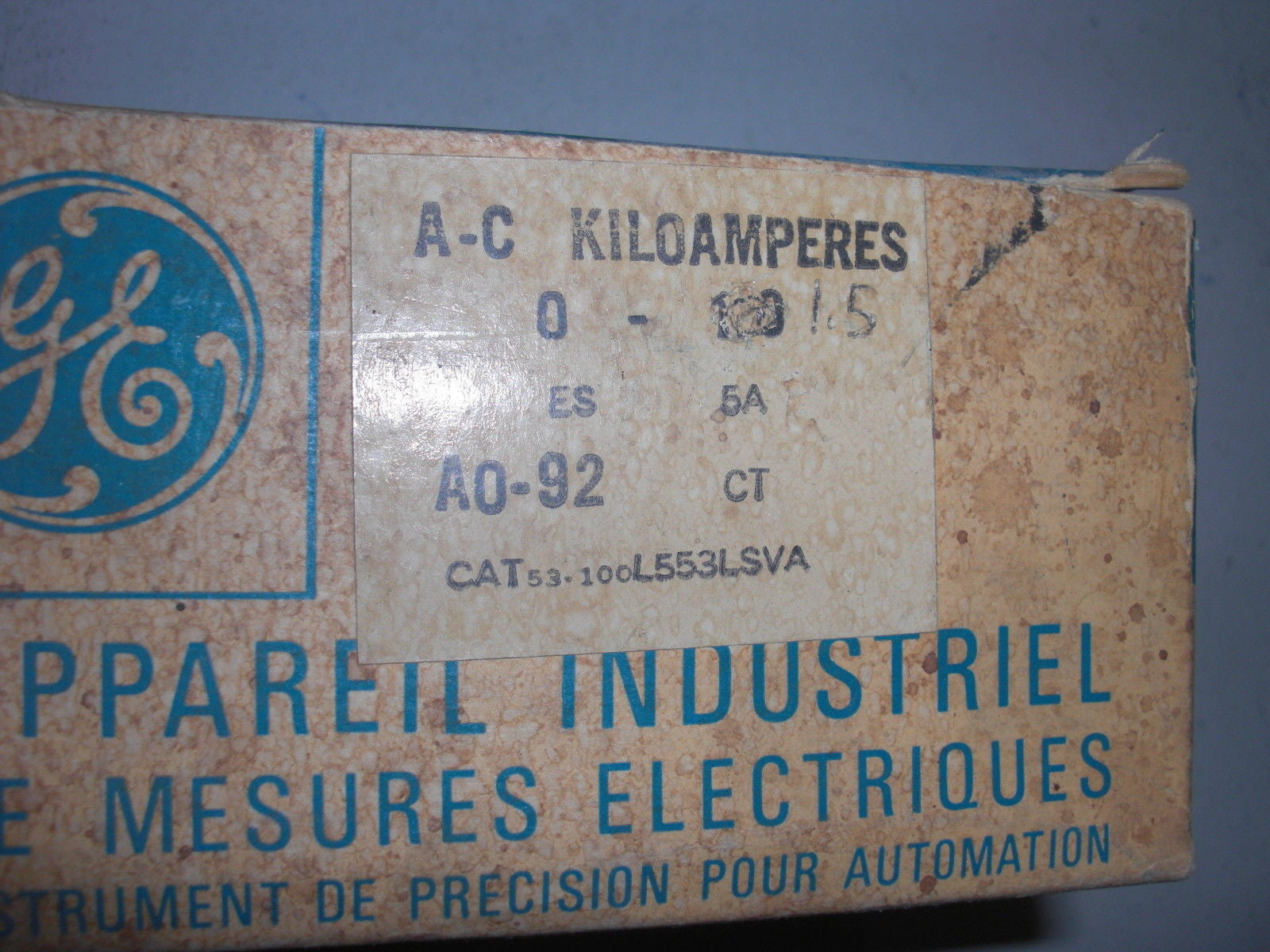 GENERAL ELECTRIC A0-92 *NEW IN BOX*