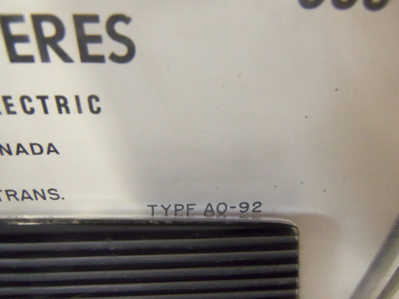 GENERAL ELECTRIC A0-92 *USED*
