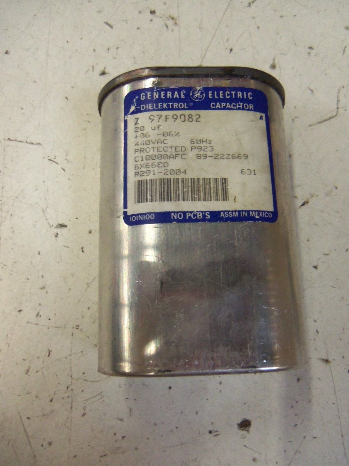 GENERAL ELECTRIC CAPACITOR Z97F9082 *USED *