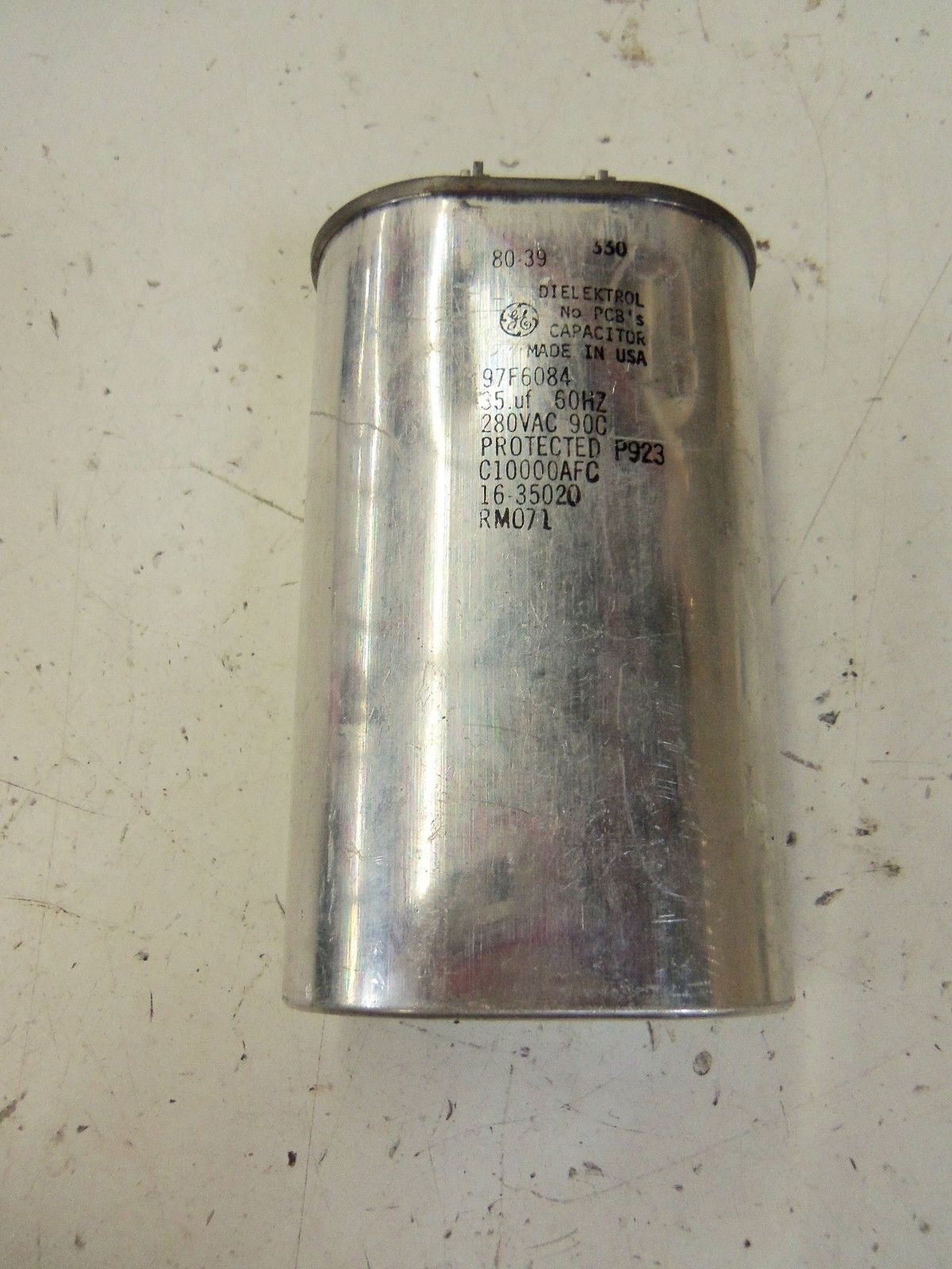 GENERAL ELECTRIC CAPACITOR 97F6084 *USED *