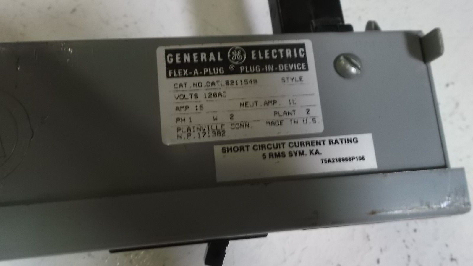 GENERAL ELECTRIC CIRCUIT BREAKER DATLB21154B *USED*