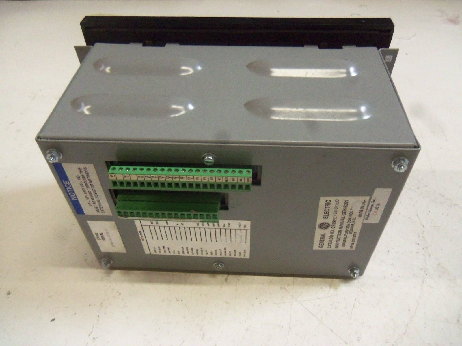 GENERAL ELECTRIC CR192C1000000 PROTECTION MODULE CONTROLLER *USED*