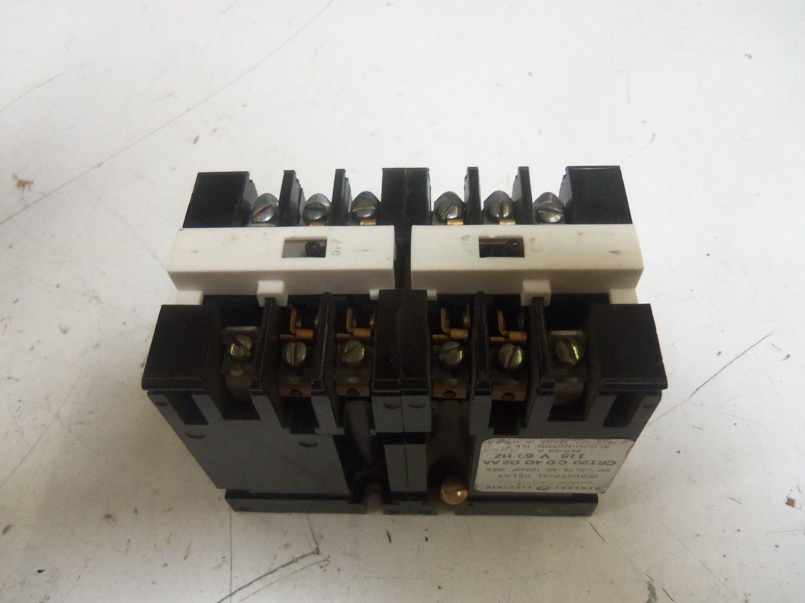 GENERAL ELECTRIC CR120C04002AA INDUSTRIAL RELAY *USED*
