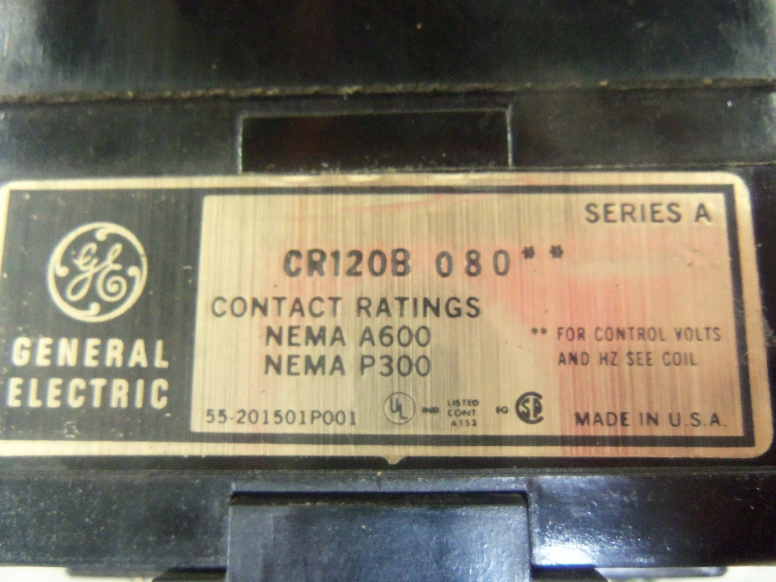 GENERAL ELECTRIC CR120B080** *USED*
