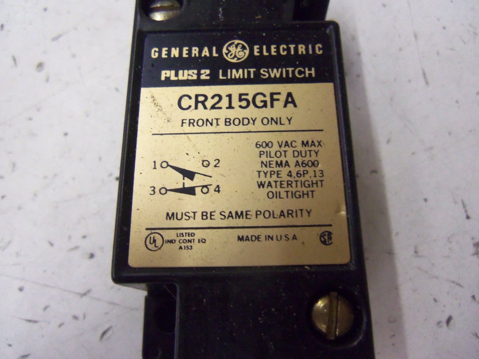 GENERAL ELECTRIC CR215GH81 W/ CR215GFA *USED*