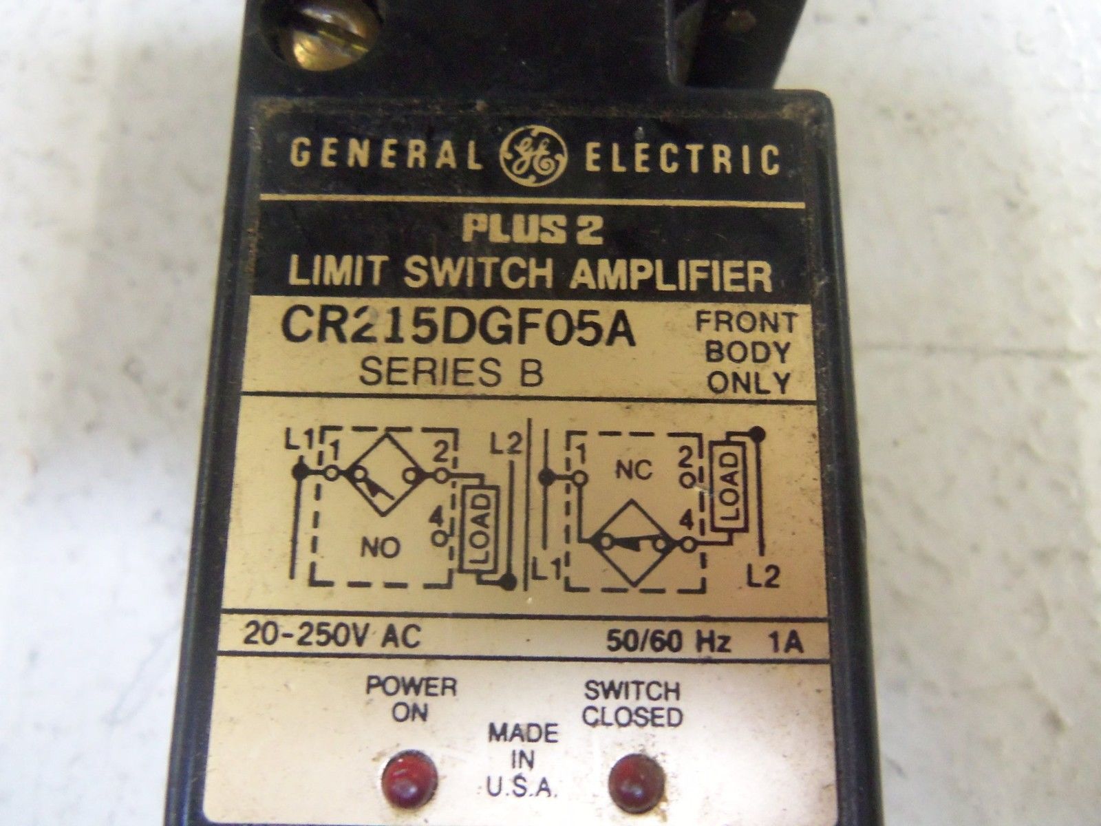 GENERAL ELECTRIC CR215DGF05A W/ CR215PEH2 *USED*