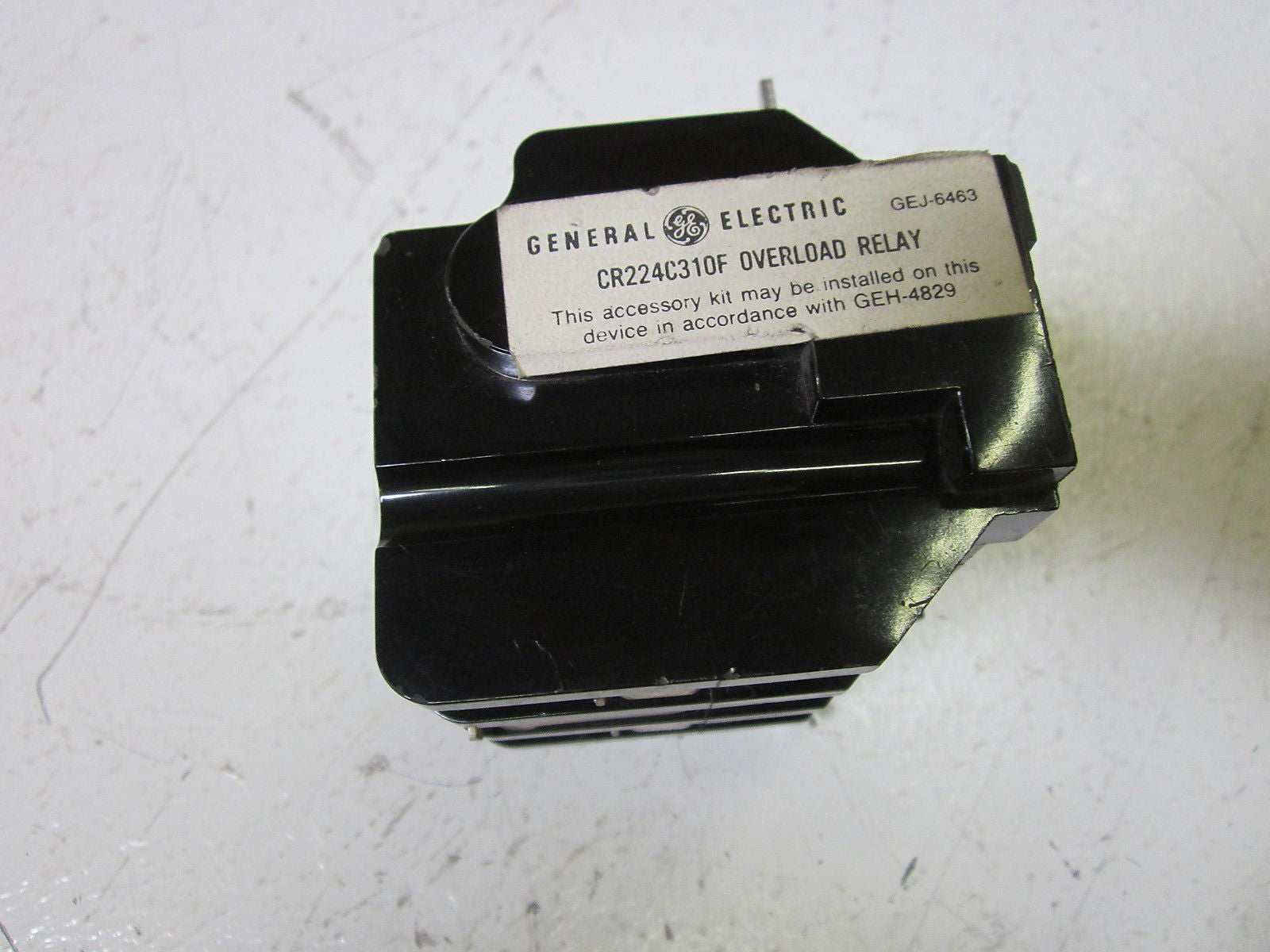 GENERAL ELECTRIC CR224C310F OVERLOAD RELAY 600VAC *USED*