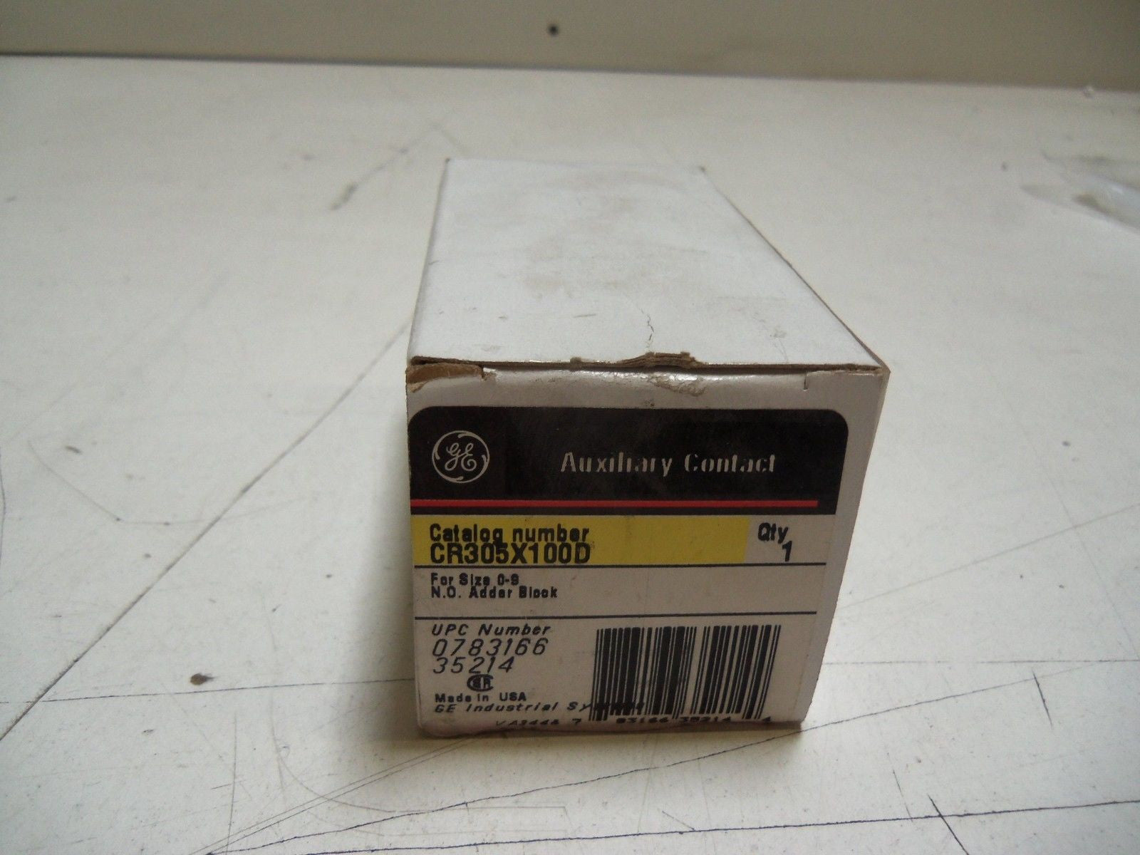 GENERAL ELECTRIC CR305X100D AUXILIARY CONTACT  *NEW IN BOX*