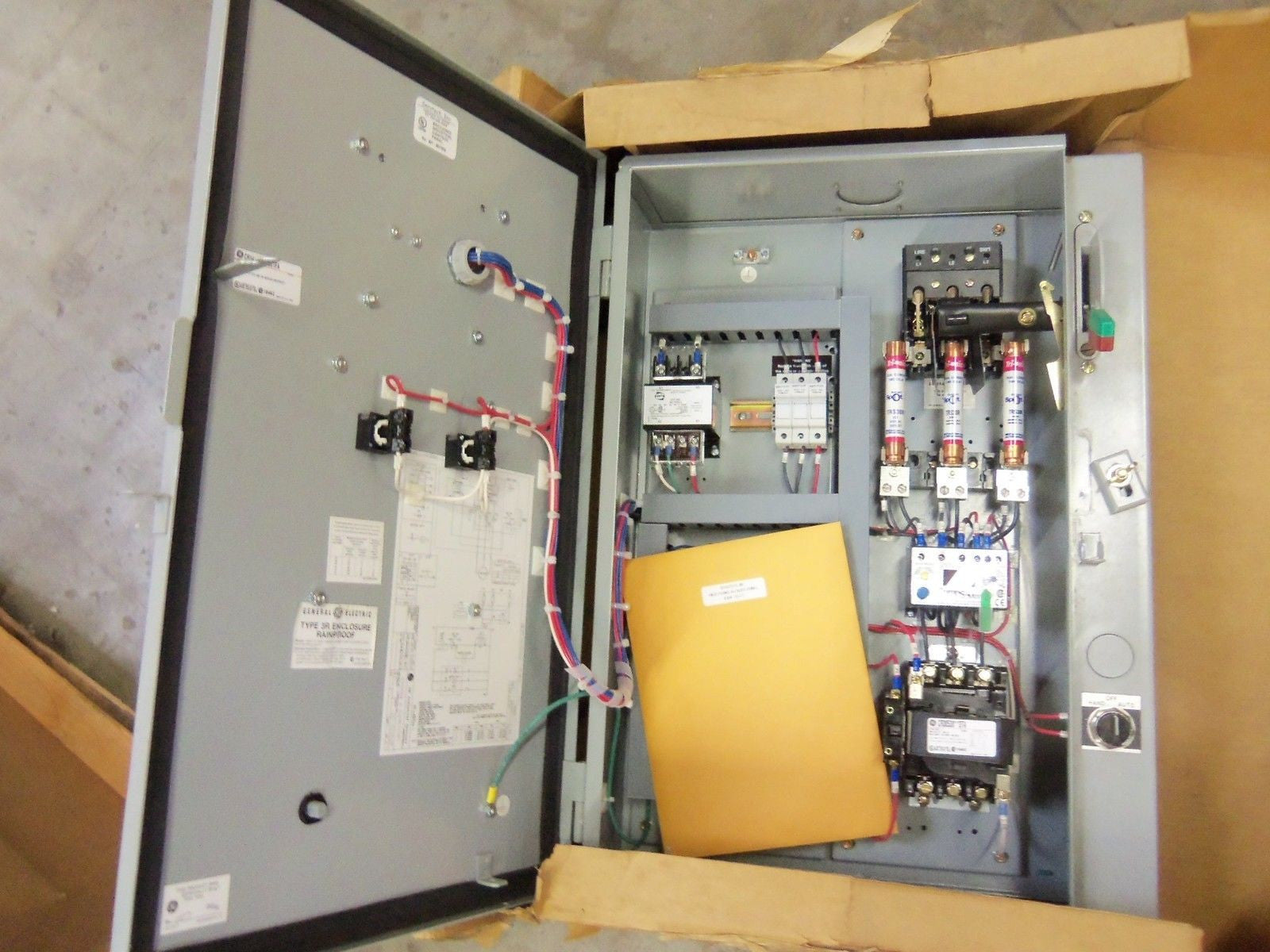 GENERAL ELECTRIC CR341D044BBB1FA PUMP CONTROL PANEL (AS PICTURED) *NEW IN BOX*