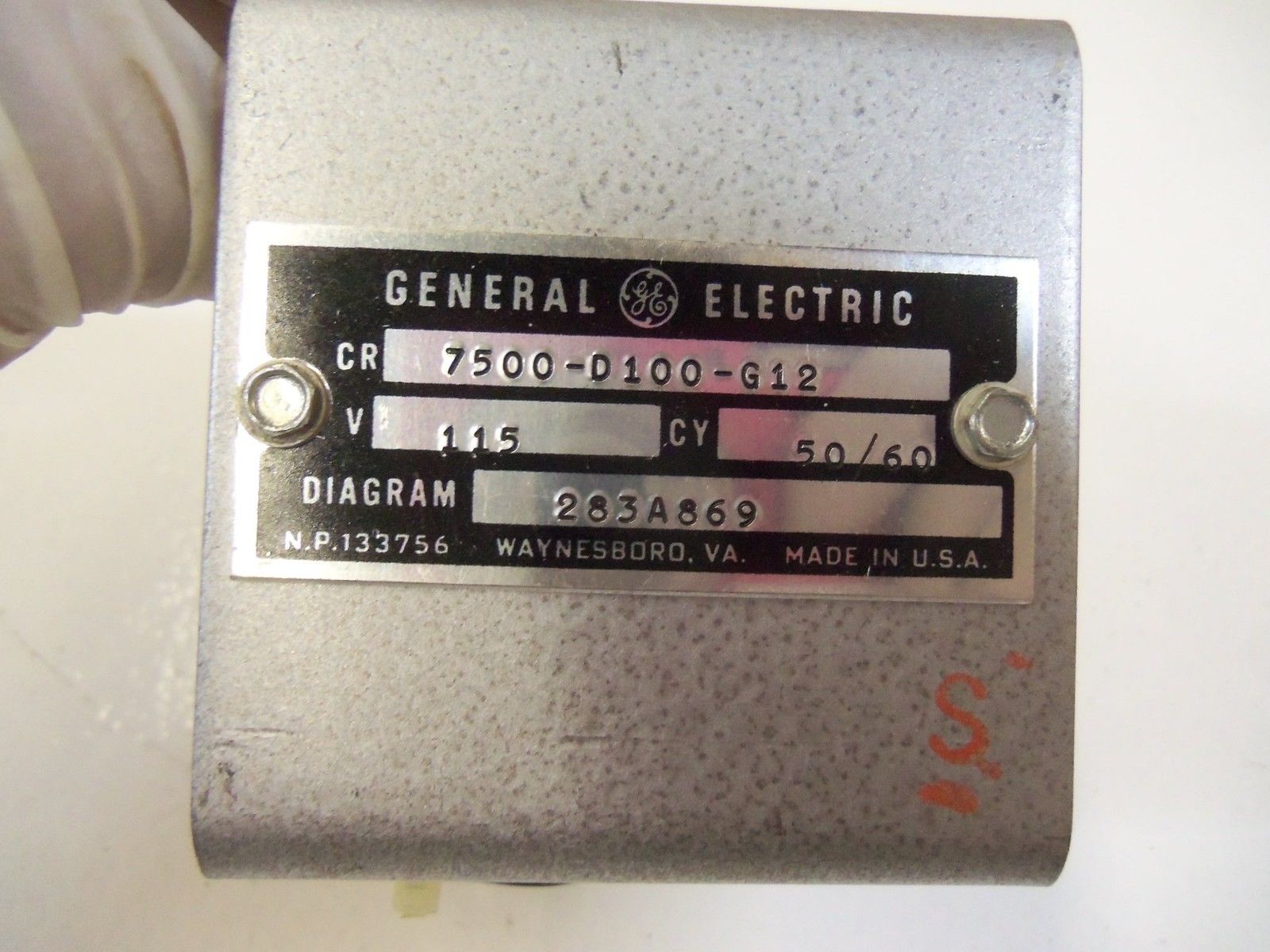 GENERAL ELECTRIC CR7500-D100-G12 *USED*