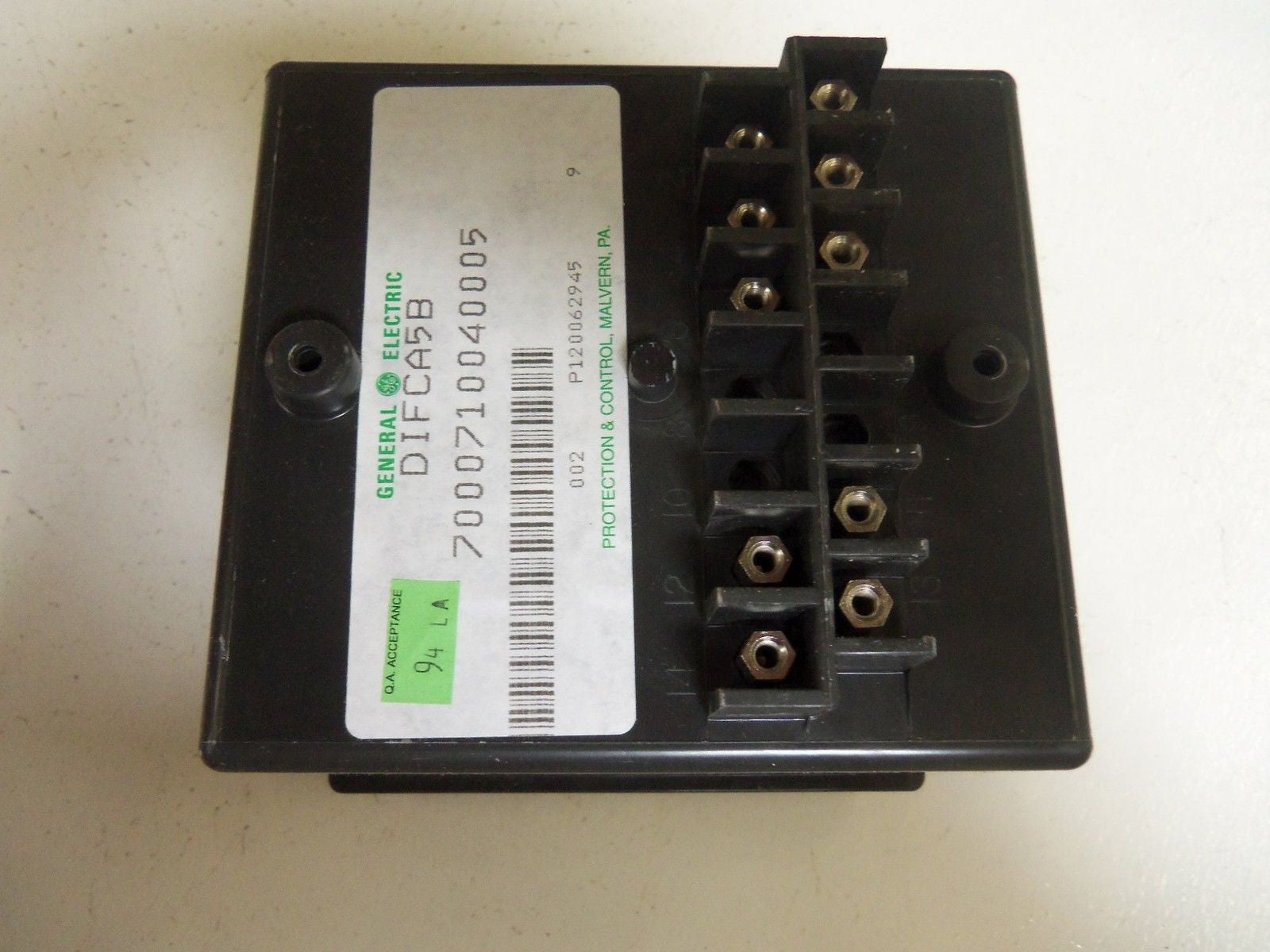 GENERAL ELECTRIC DIFCA5B RELAY DIGITAL OVERCURRENT PROTECTION *NEW IN BOX*