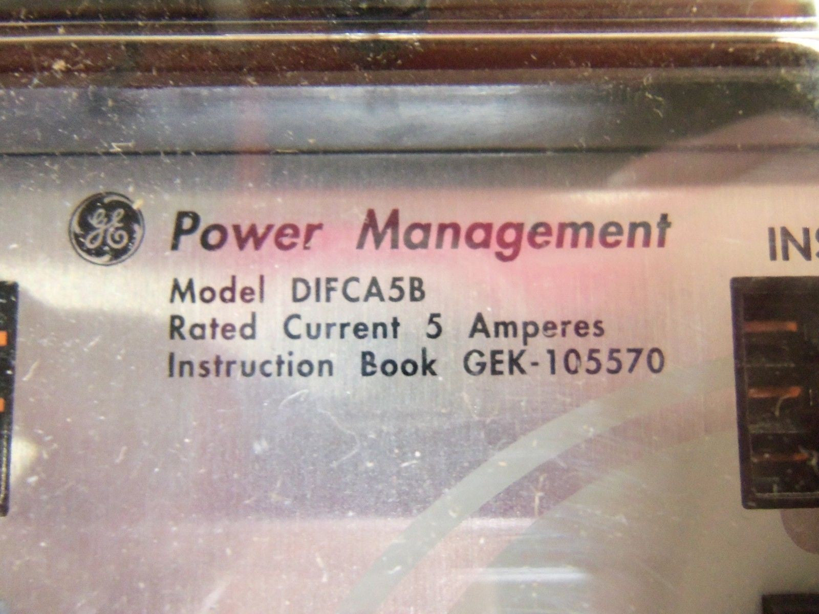 GENERAL ELECTRIC DIFCA5B RELAY DIGITAL OVERCURRENT PROTECTION *NEW IN BOX*