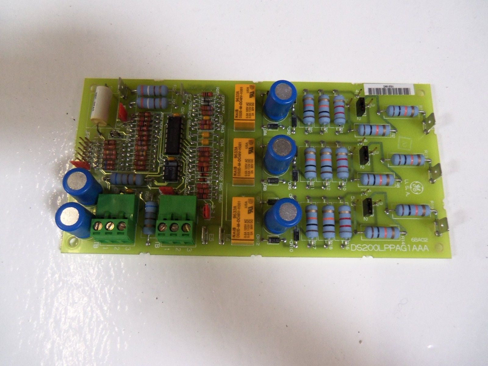 GENERAL ELECTRIC DS200LPPAG1AAA PC BOARD LINE PROTECTION CARD  *USED*