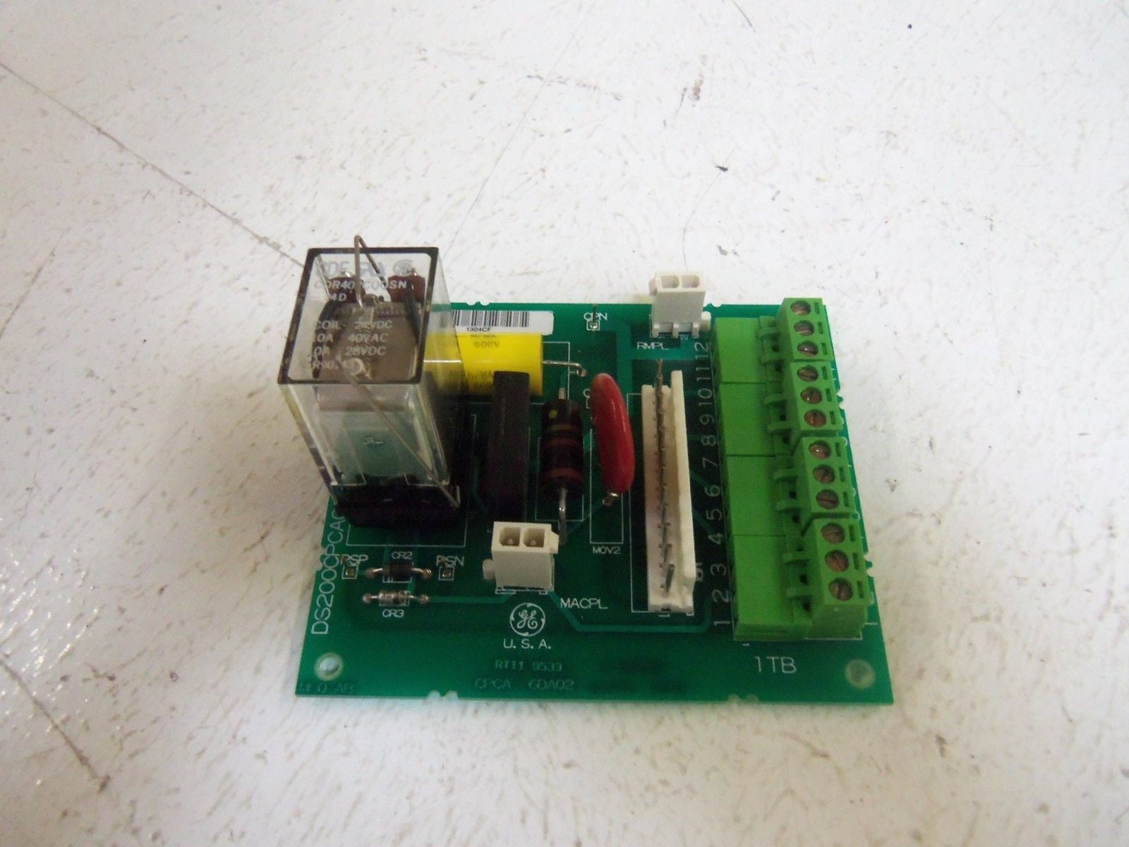 GENERAL ELECTRIC DS200CPCAG1ABB PC BOARD W/MULTIPLE COMPONENTS *USED*