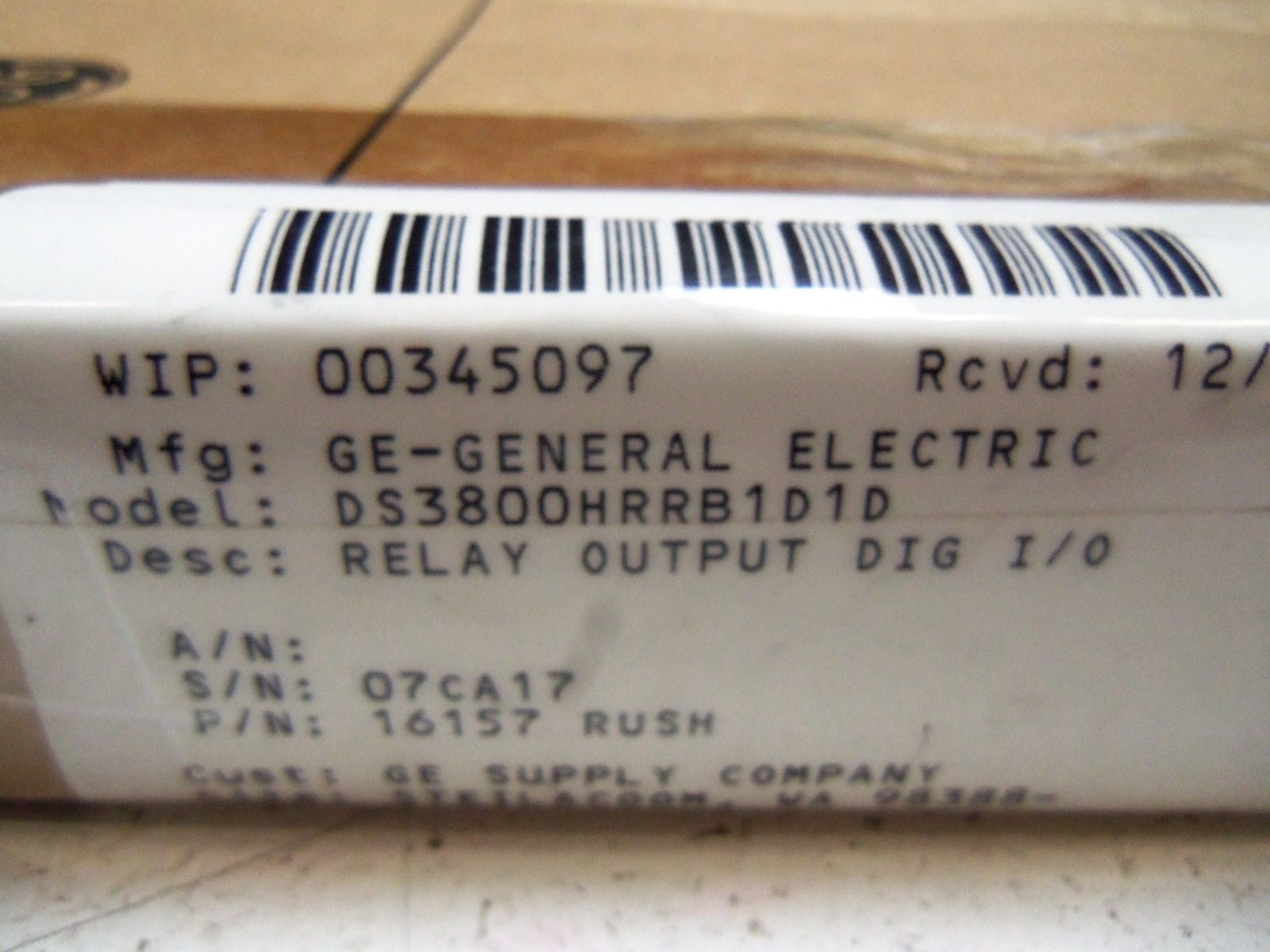 GENERAL ELECTRIC DS3800HRRB1D1D OUTPUT BOARD *NEW IN BOX*