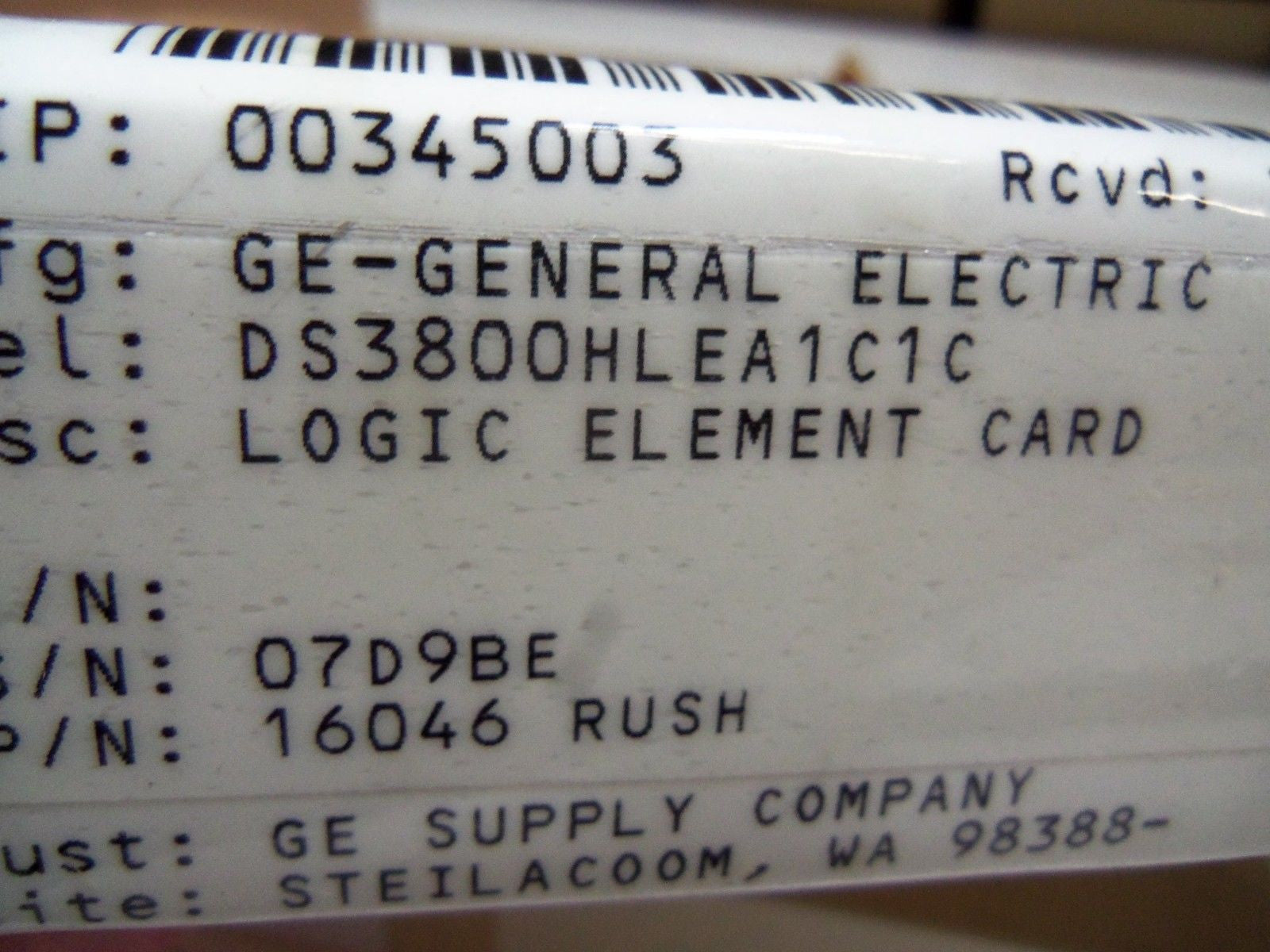 GENERAL ELECTRIC DS3800HLEA1C1C CIRCUIT BOARD *NEW IN BOX*