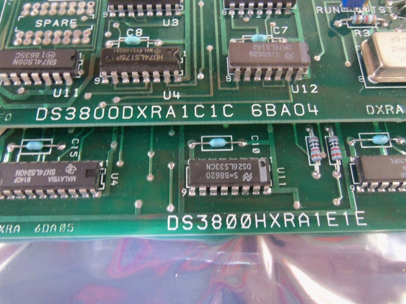 GENERAL ELECTRIC DS3800HXRA1E1E W/ DS3800DXRA1C1C CIRCUIT BOARD *USED*