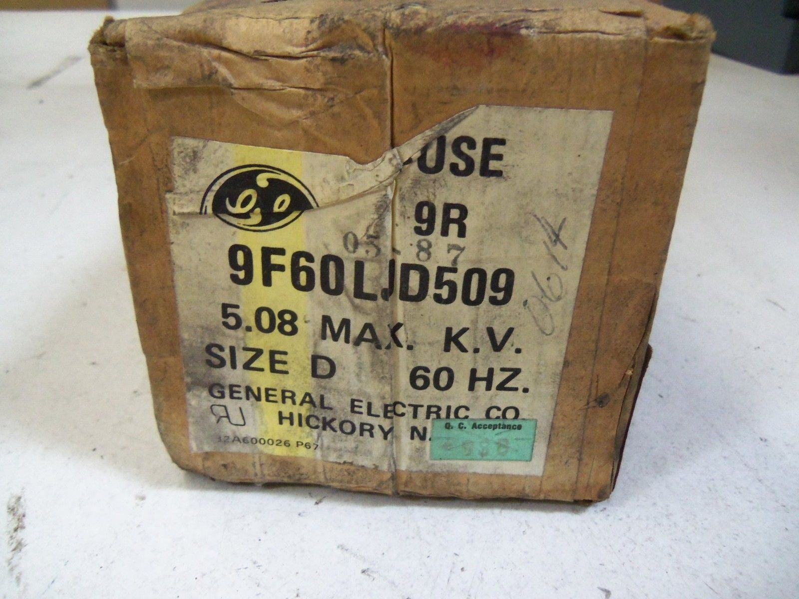 GENERAL ELECTRIC FUSE 9F60LJD509 *FACTORY SEALED*