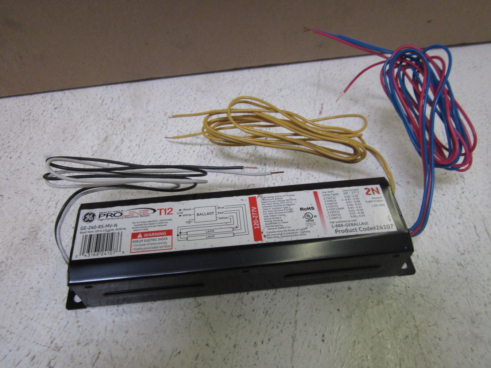 GENERAL ELECTRIC GE-240-RS-MV-N 277V *NEW NO BOX*