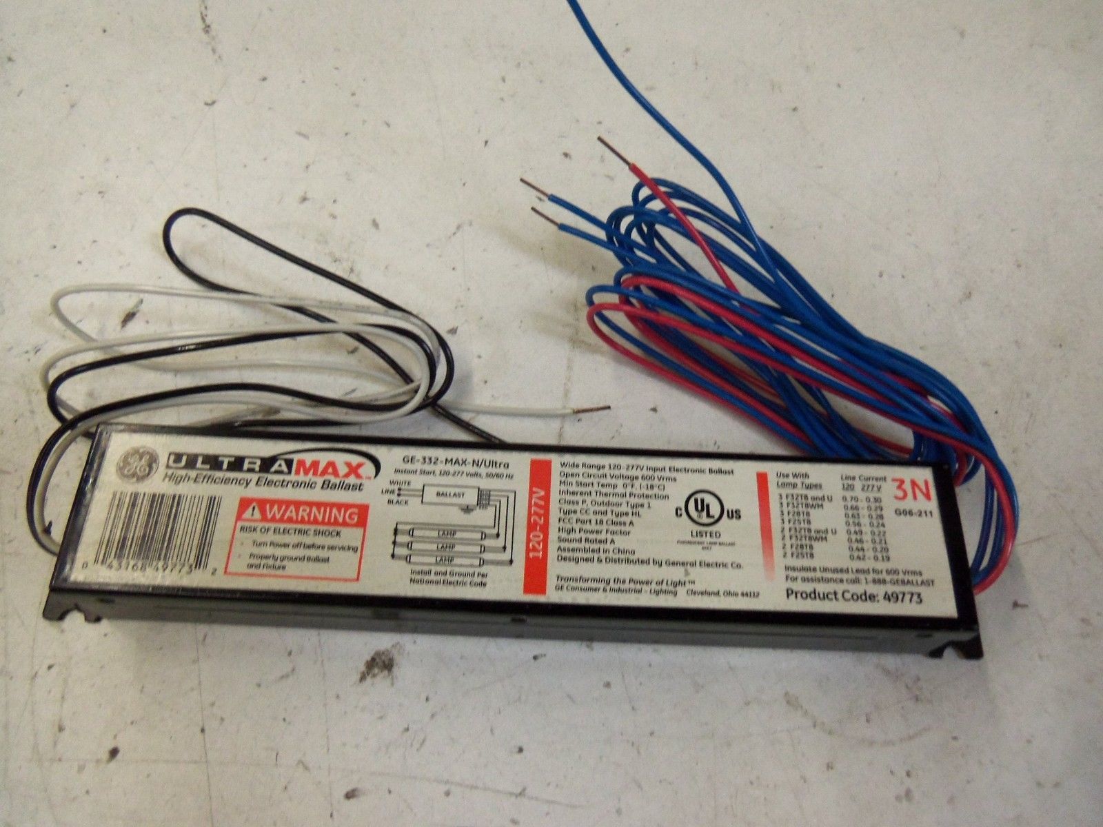 GENERAL ELECTRIC GE-332-MAX-N *NEW NO BOX*