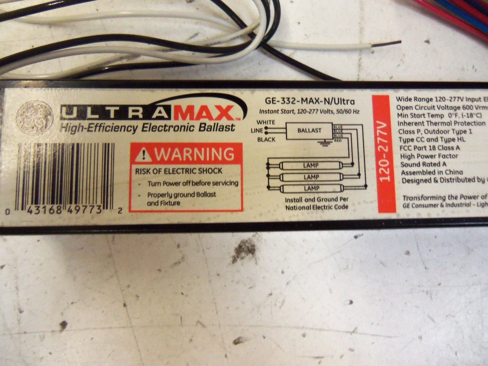 GENERAL ELECTRIC GE-332-MAX-N *NEW NO BOX*