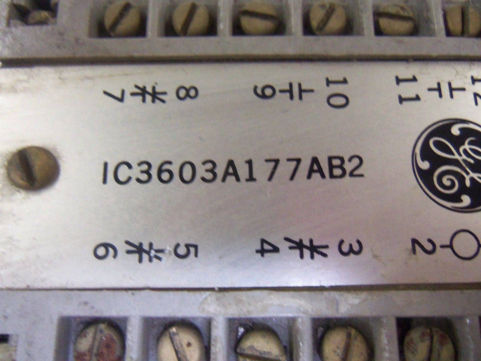 GENERAL ELECTRIC IC3603A177AB2 RELAY MODULE *USED*