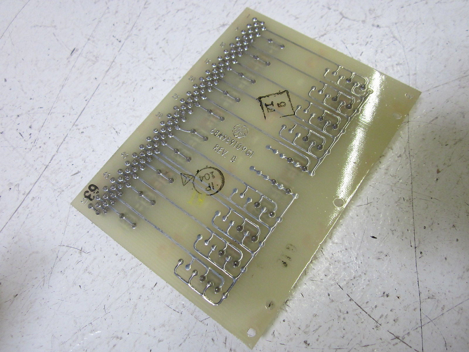 GENERAL ELECTRIC IC3600SCBD2A TERMINAL CONNECTING CARD *USED*