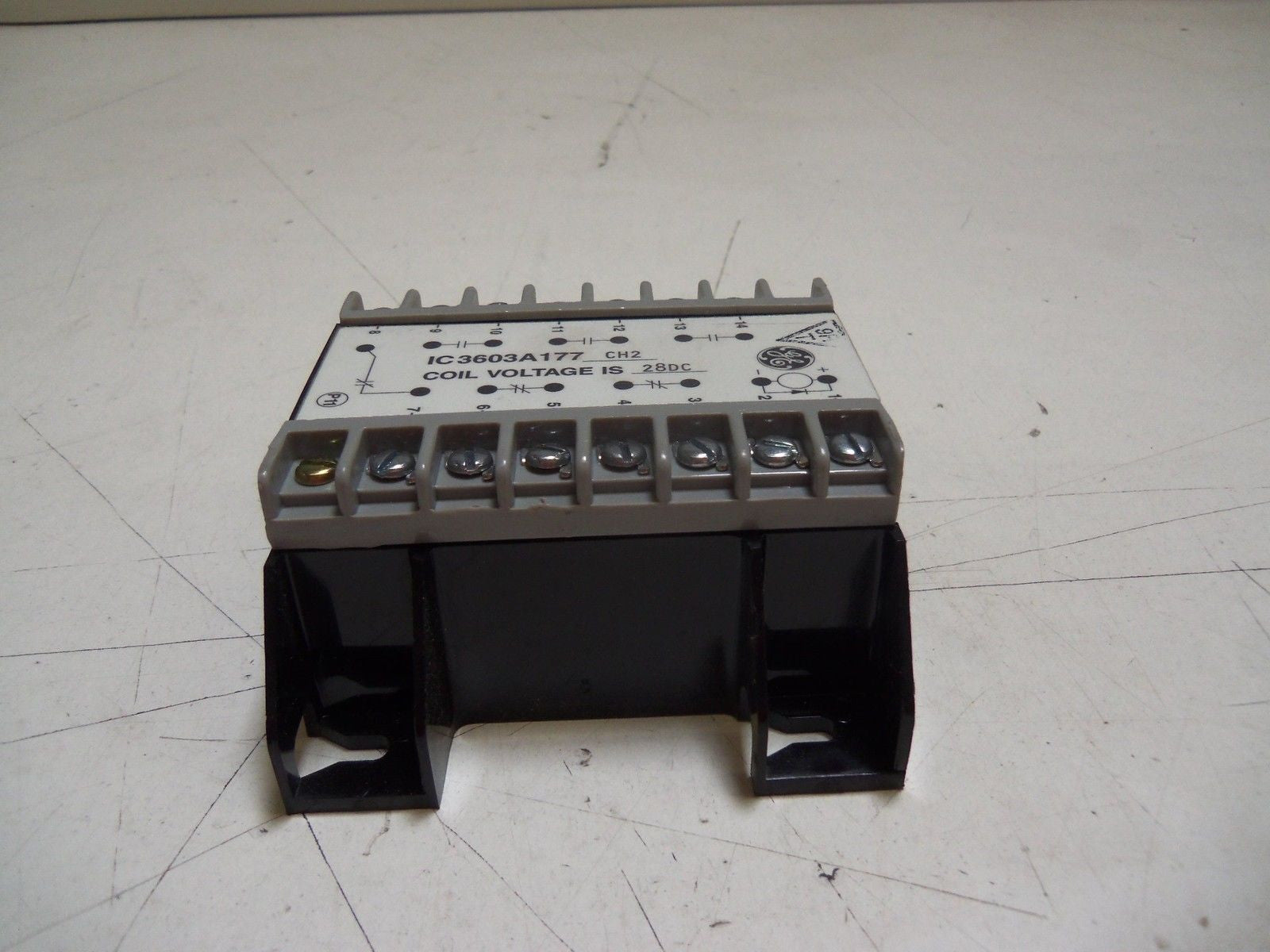 GENERAL ELECTRIC IC3603A177CH2 28DC RELAY MODULE *USED*
