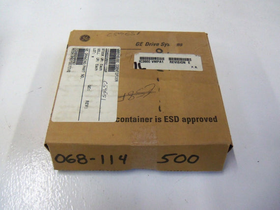 GENERAL ELECTRIC IC3600VPMPA1E *NEW IN BOX*