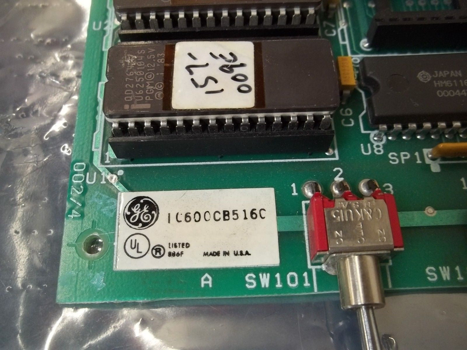 GENERAL ELECTRIC IC600CB516C COMMUNICATION CONTROL CIRCUIT BOARD *USED*