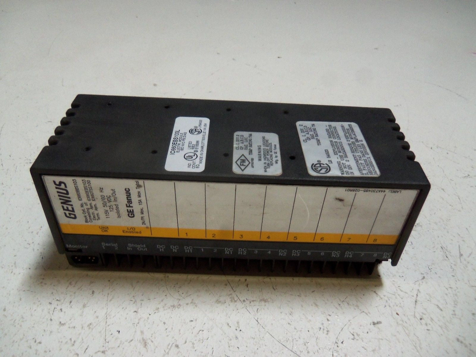 GENERAL ELECTRIC IC600BBS103 *USED*