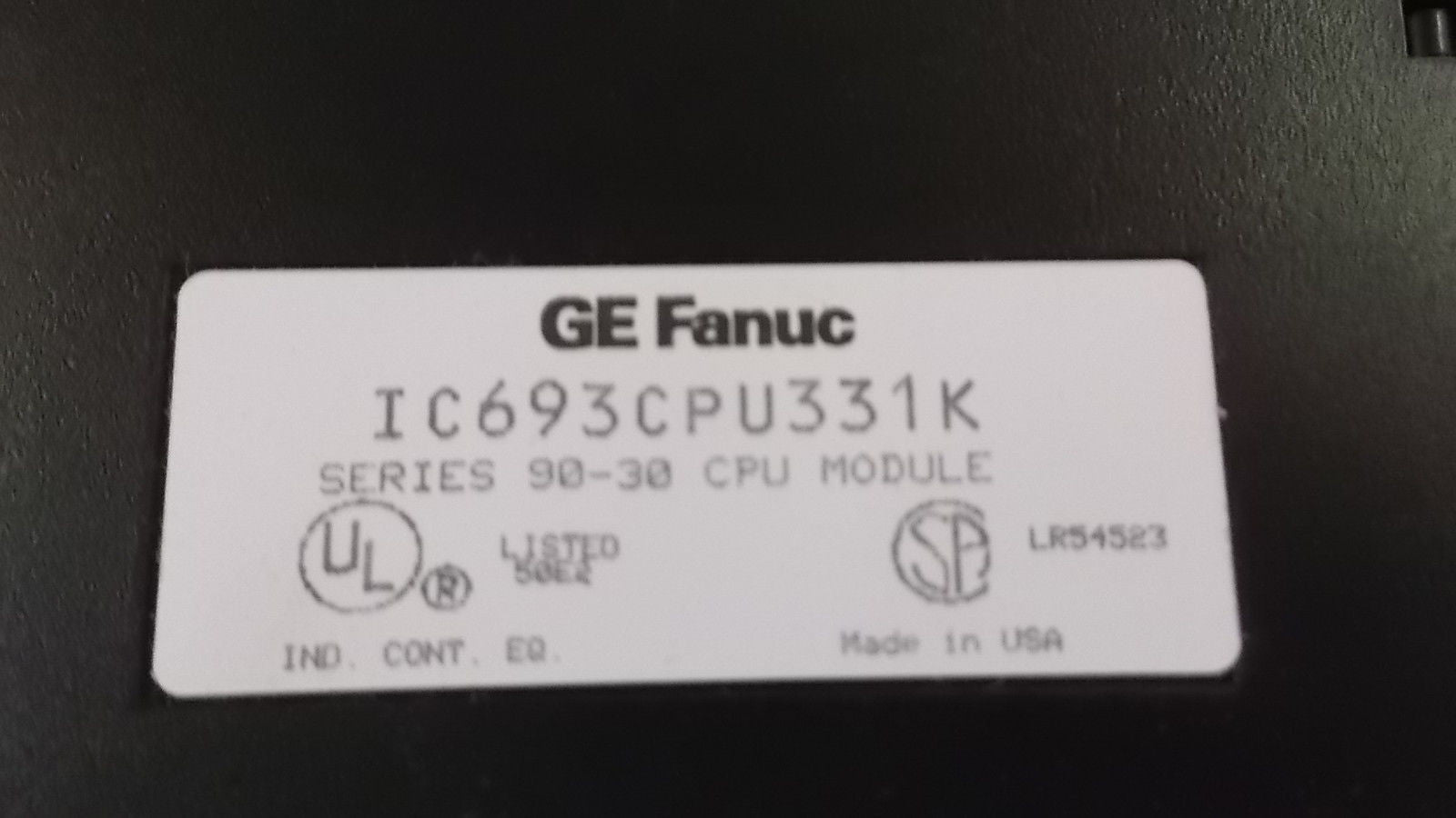 GENERAL ELECTRIC IC693CPU331K CPU MODULE *NEW IN BOX*