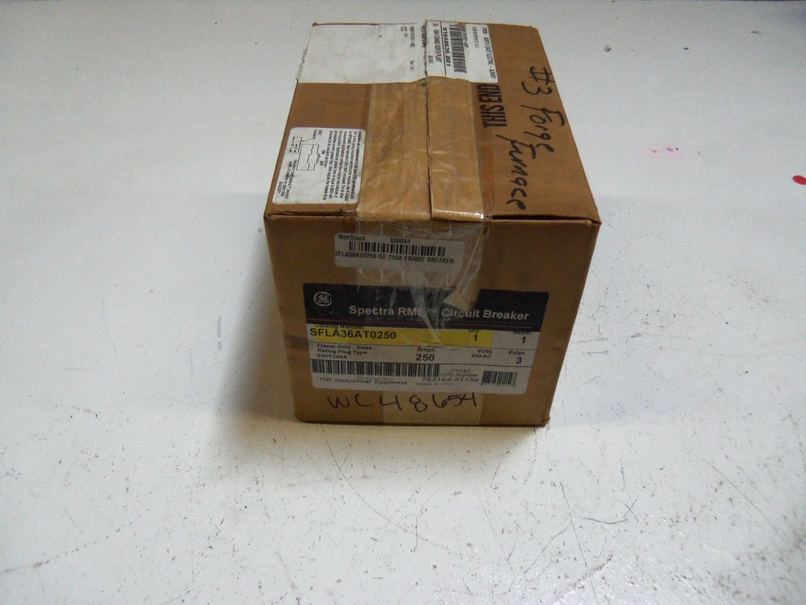 GENERAL ELECTRIC SFLA36AT0250 250 AMPS *NEW IN BOX*