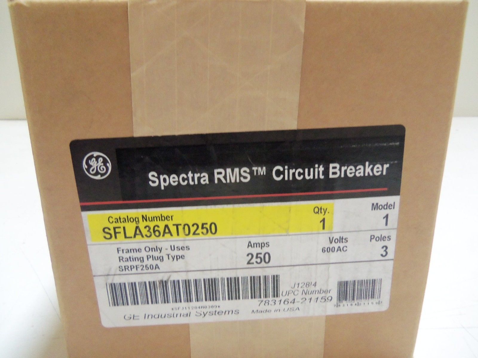 GENERAL ELECTRIC SFLA36AT0250 *FACTORY SEALED*